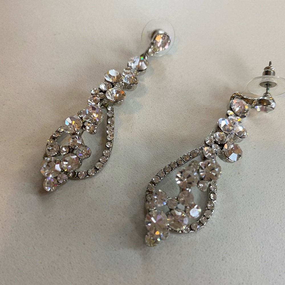 Dangly Diamond Earrings
